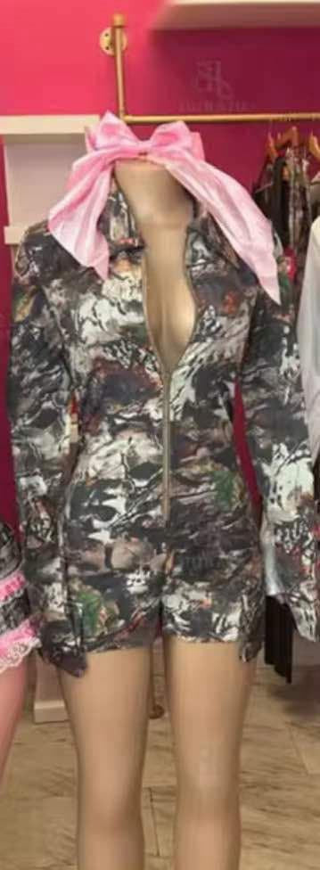 Come Find Me Camo Jumpsuit