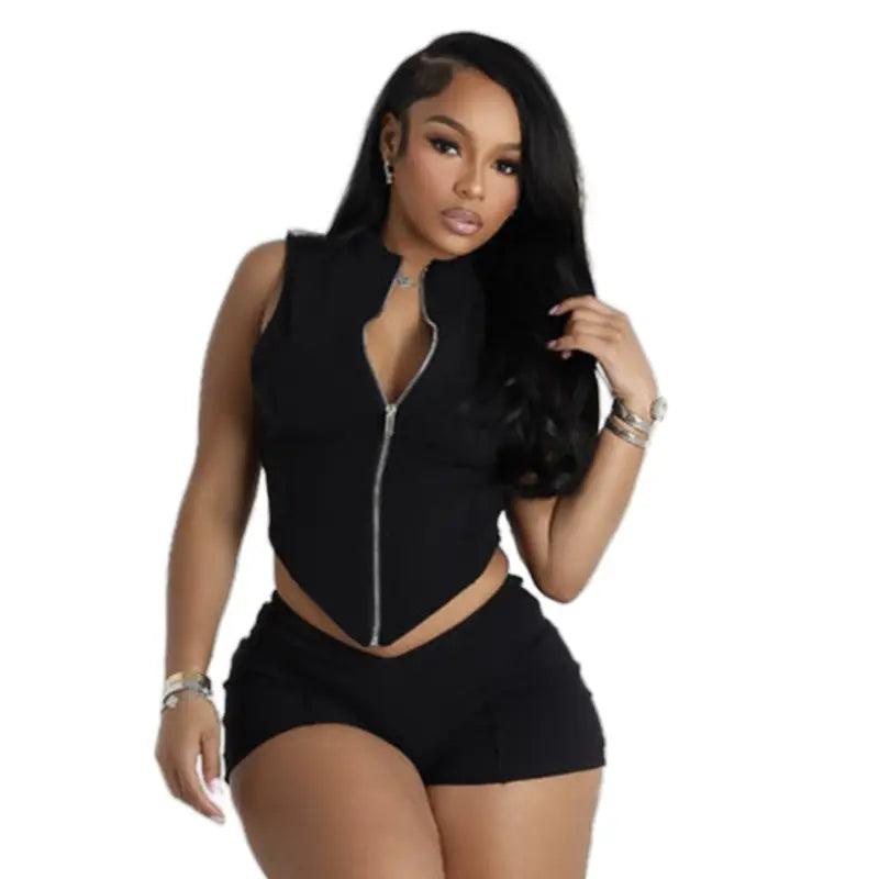 Vee Cut Short Set