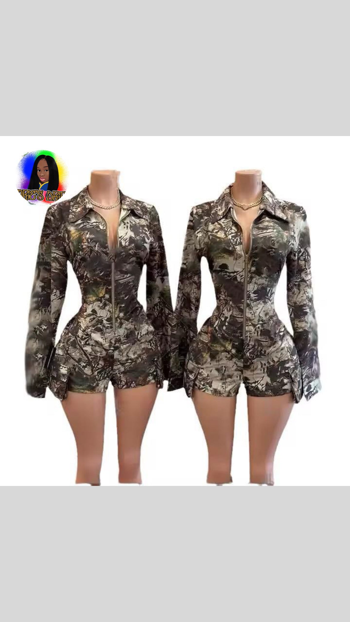 Come Find Me Camo Jumpsuit